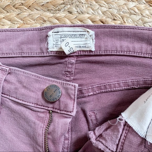 Like New Current/Elliott Mauve Stiletto Jean - Picture 5 of 5